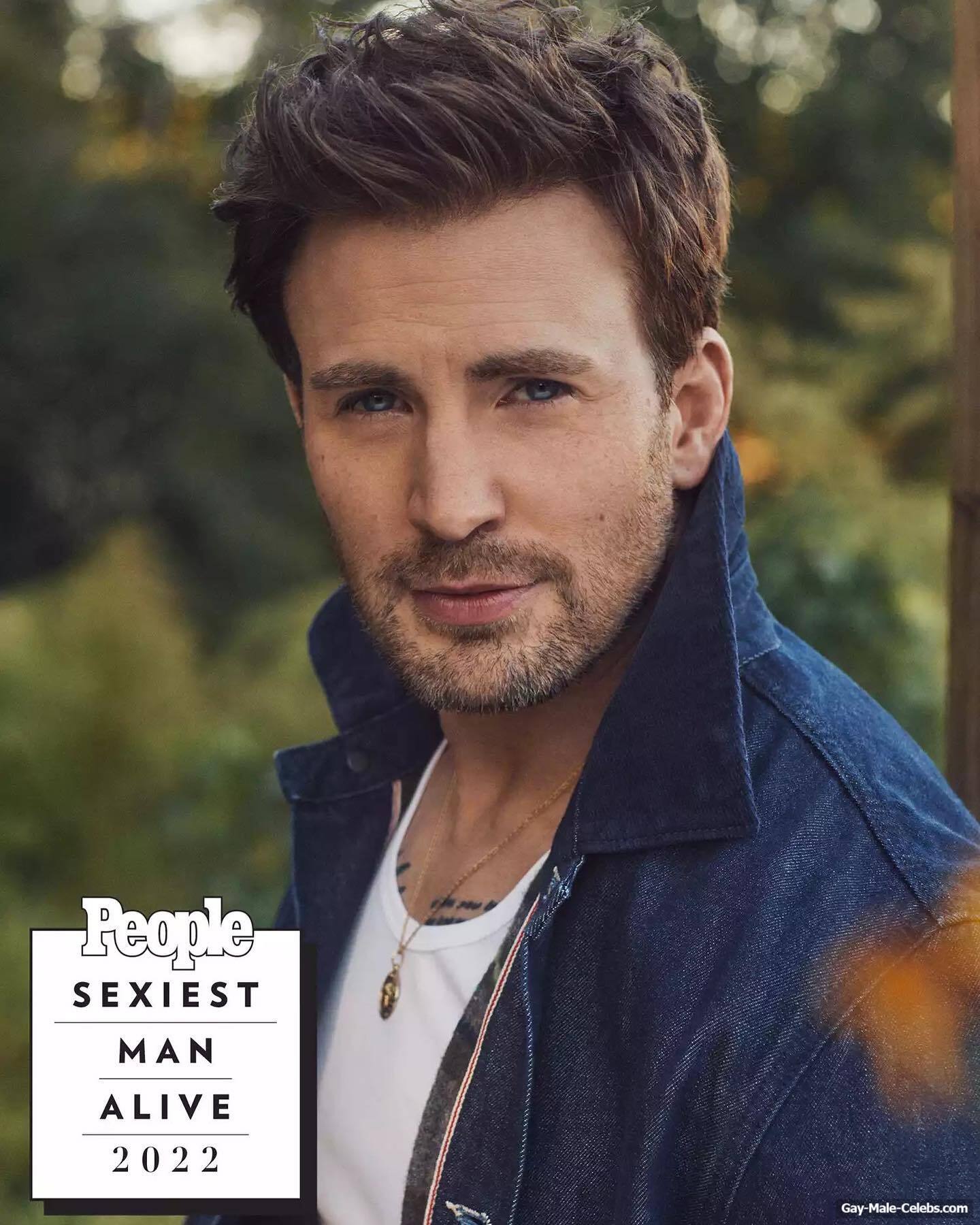 Chris Evans Looks Sexy for PEOPLE Magazine