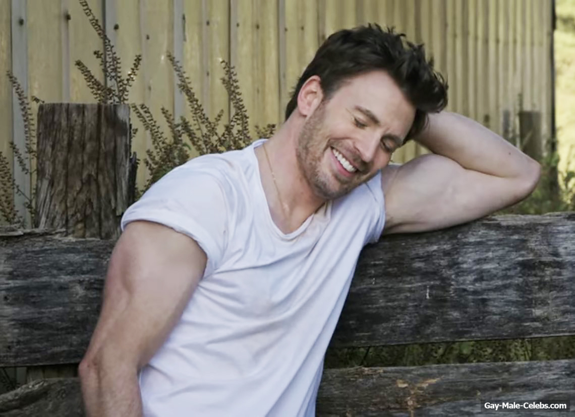 Chris Evans Looks Sexy for PEOPLE Magazine