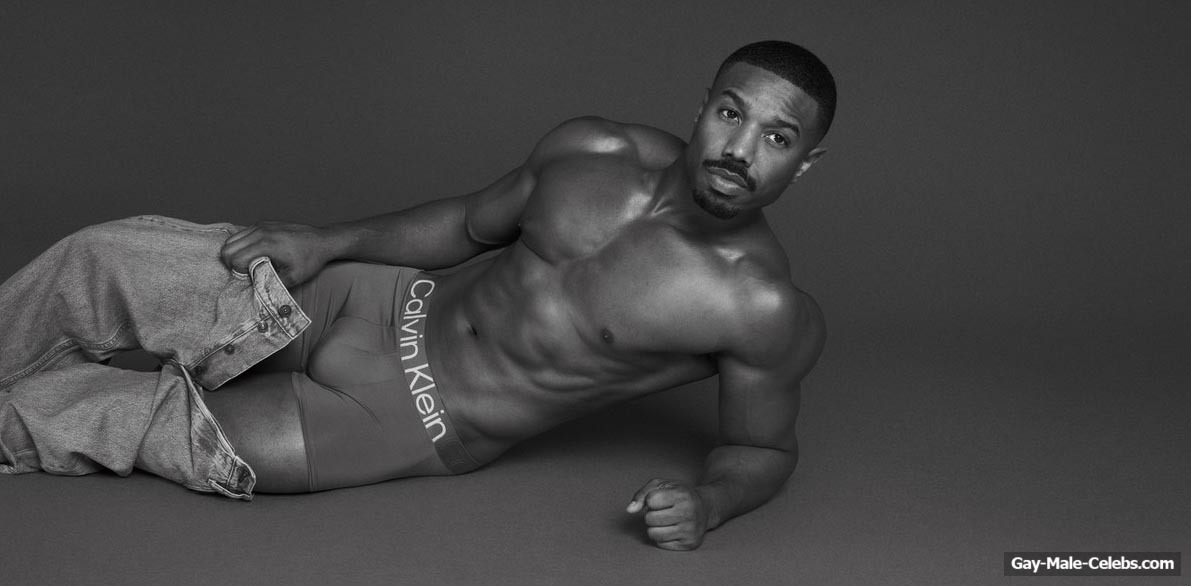 Michael B Jordan Posing In Sexy Calvin Klein’s Underwear