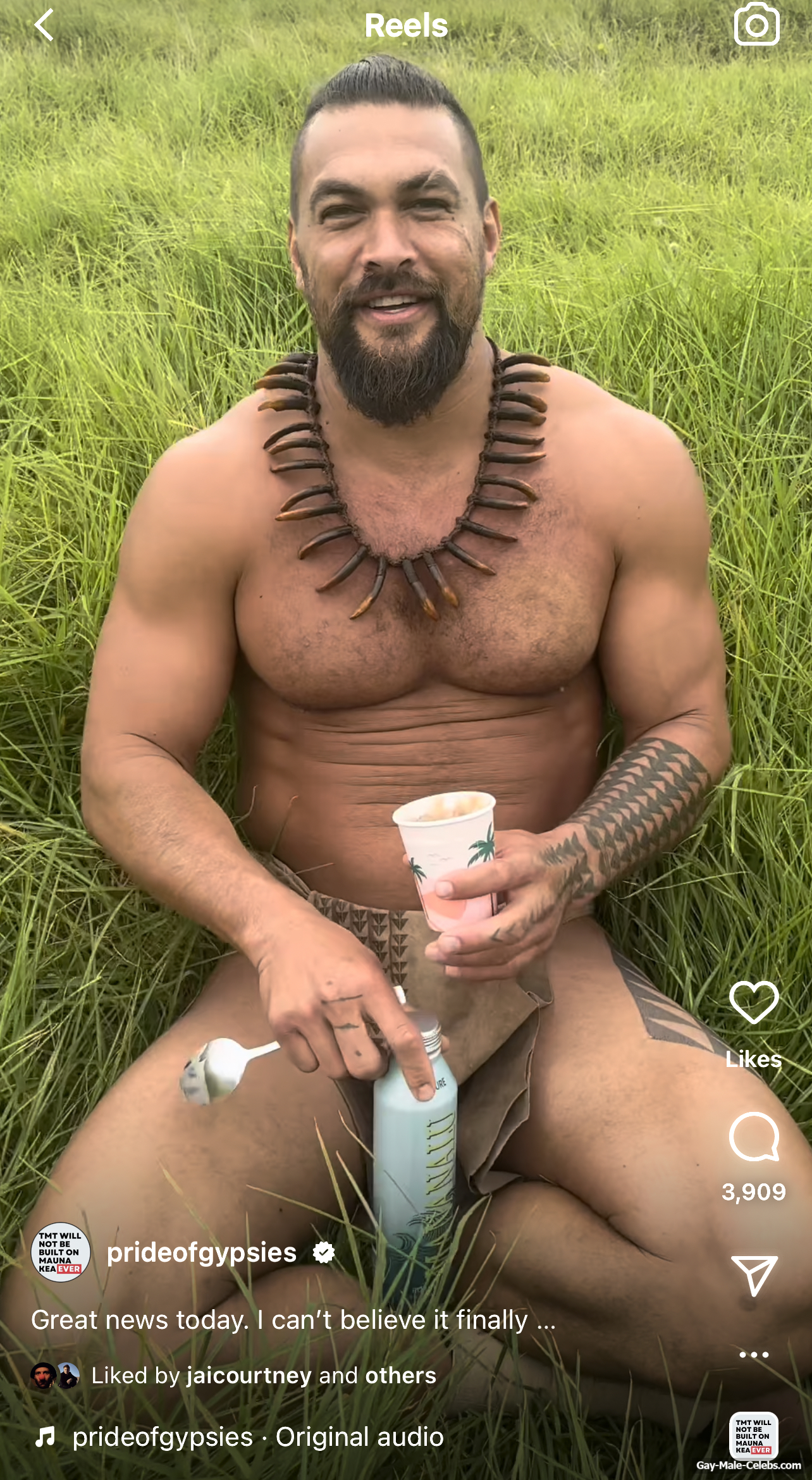 Jason Momoa Nude for Men’s Health