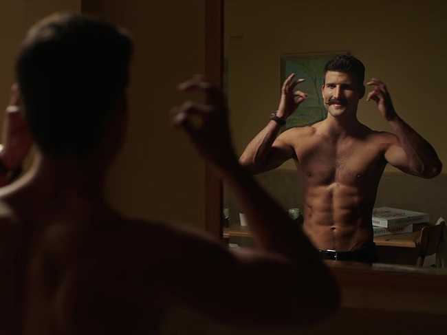 Parker Young Shirtless