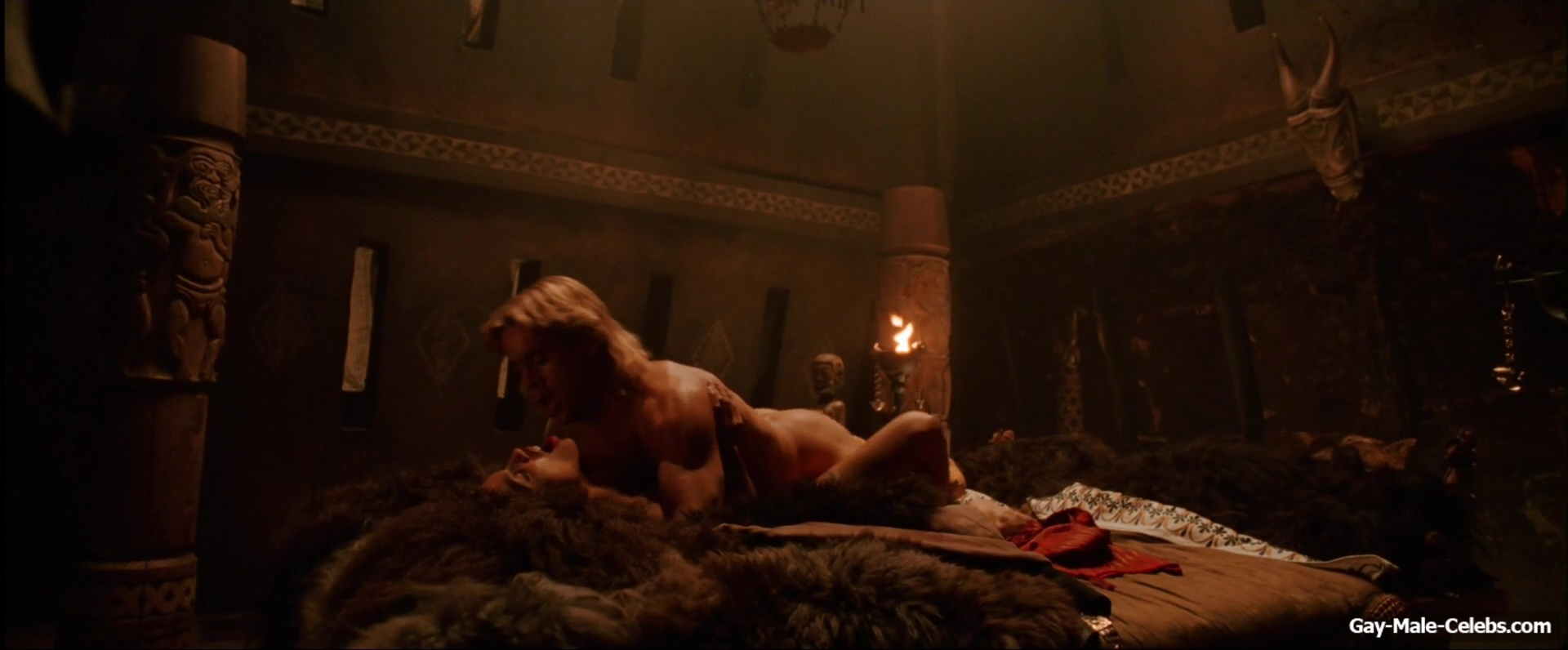 Colin Farrell Nude Cock Scene in Alexander - Gay-Male-Celebs.com