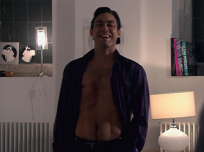 Alex Hassell Shirtless