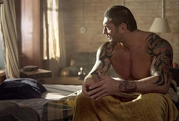 Dave Bautista shirtless