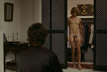 Gaspard Ulliel frontal nude