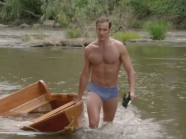 Joel Jackson shirtless