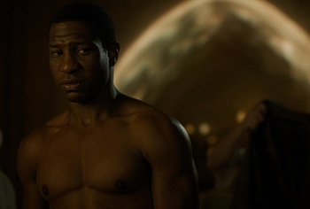 Jonathan Majors nudity