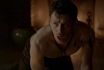 Joseph Morgan shirtless