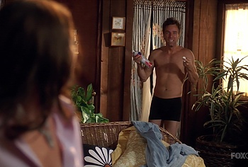 JR Bourne shirtless