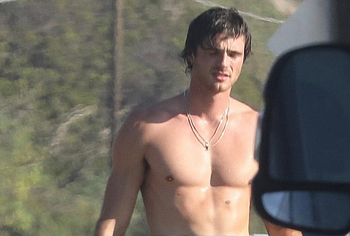 Jacob Elordi shirtless