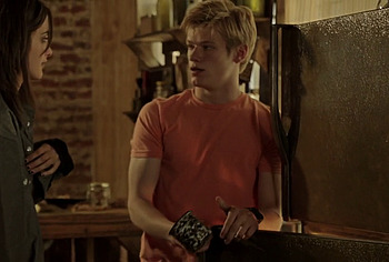 Lucas Till shirtless