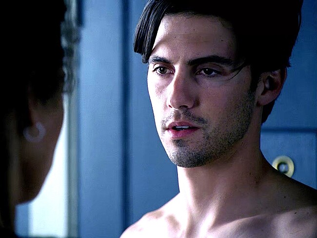 Milo Ventimiglia shirtless