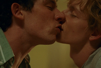 Mike Faist gay kissing