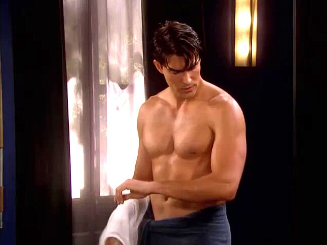 Peter Porte shirtless