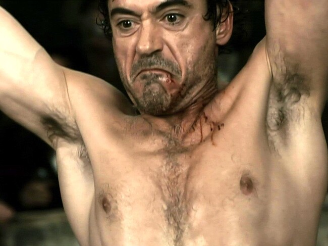 Robert Downey Jr. shirtless