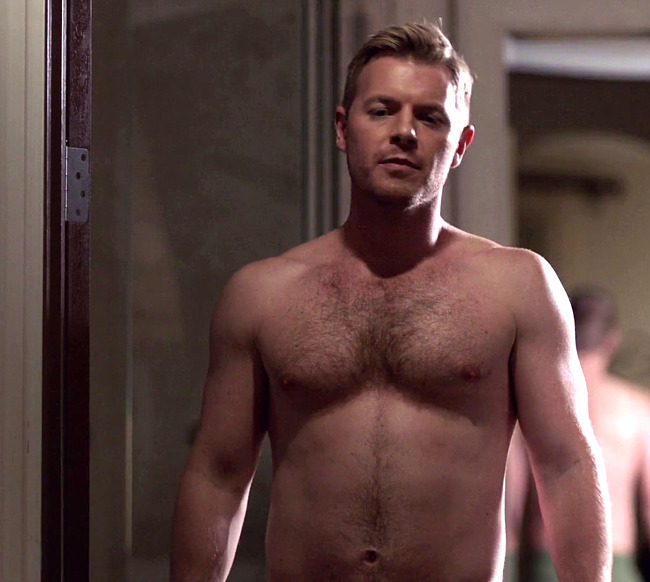 Rick Cosnett shirtless