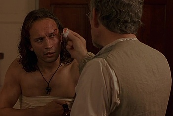 Vincent Perez shirtless