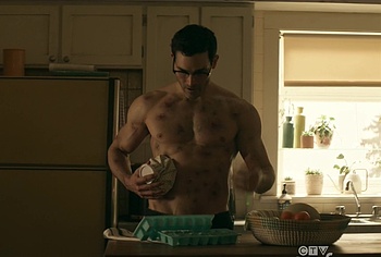 Tyler Hoechlin shirtless