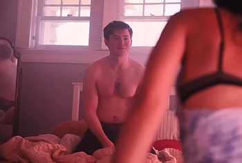 Kit Connor shirtless