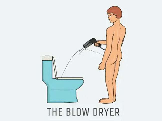 the blow dryer