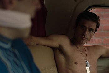 Jacob Elordi shirtless