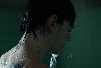 Bill Skarsgard shower