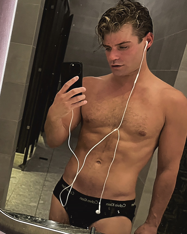 Garrett Clayton cock bulge