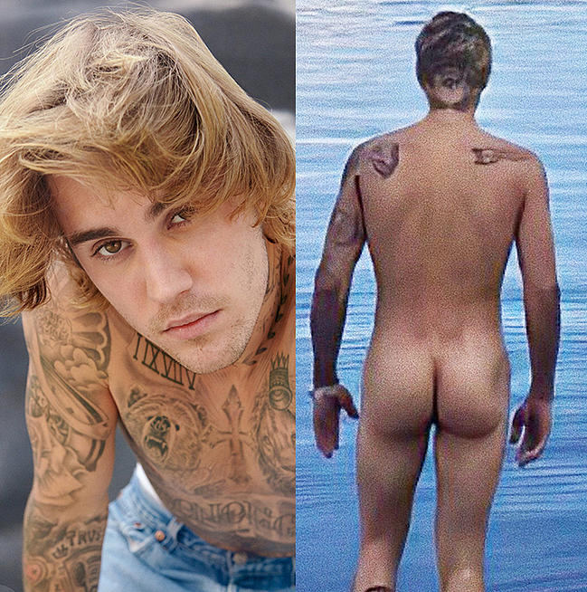 Justin Bieber nude ass