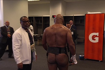 Mike Tyson bare butt