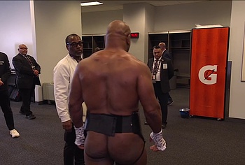 Mike Tyson naked bum