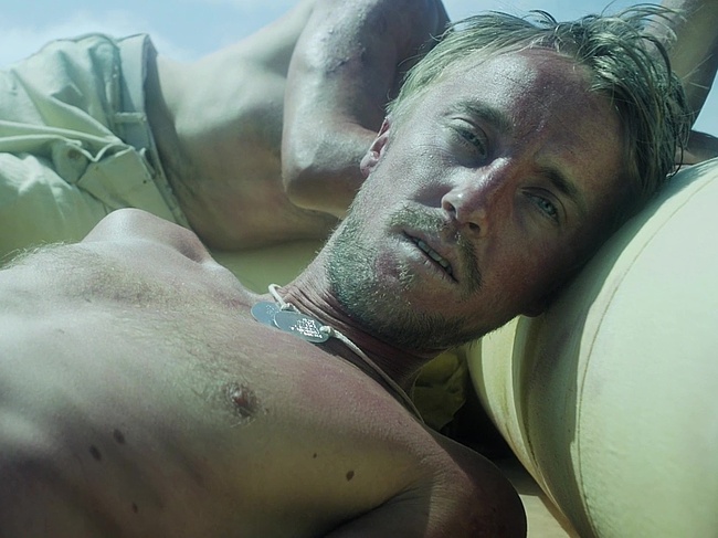 Tom Felton shirtless