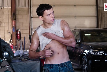 Tom Holland erotic male celeb