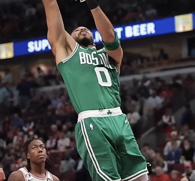 Jayson Tatum penis bulge