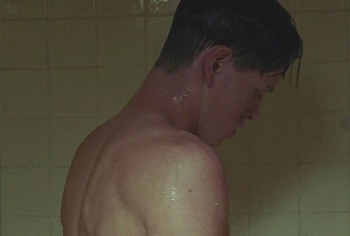 Harris Dickinson shirtless