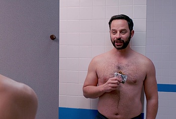 Nick Kroll caught naked