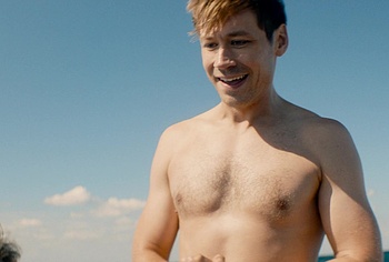 David Kross shirtless