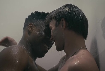 Brandon McEwan  Keishon Joseph kissing