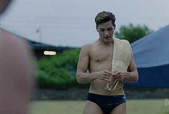 Ben Kindon shirtless
