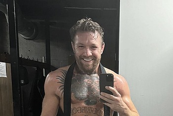 Conor McGregor penis bulge