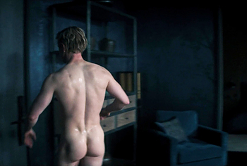 Freddie Fox bare butt