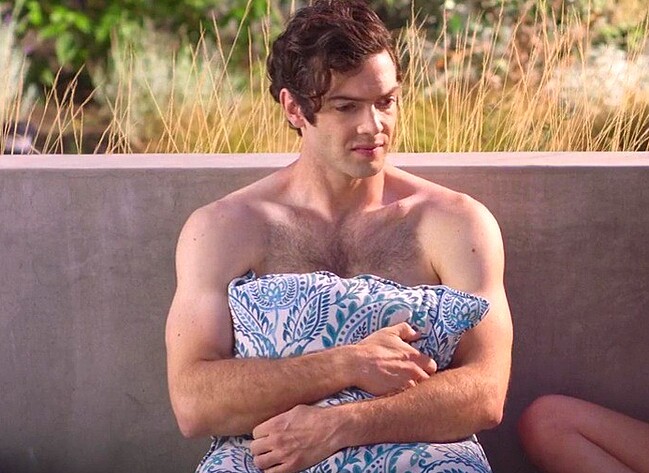 Ethan Peck torso