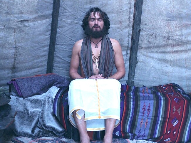 Rupert Friend shirtless