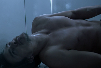 Rupert Friend torso