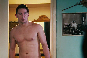 Channing Tatum shirtless