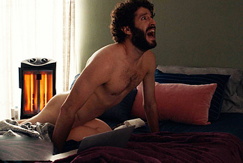 Lil Dicky masturbating