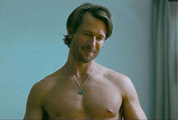 Glen Powell shirtless