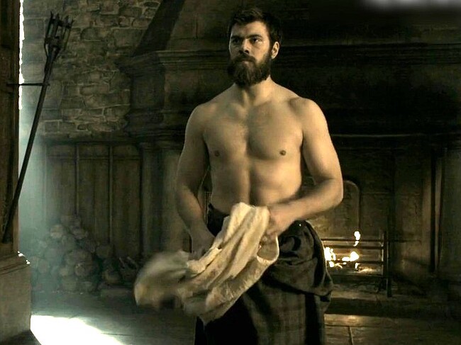 Sam Retford shirtless