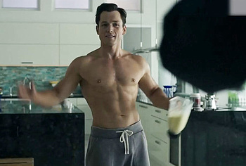 Taron Egerton cock bulge