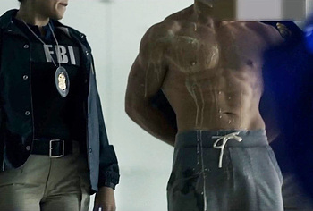 Taron Egerton penis bulge