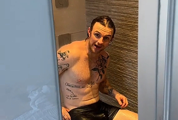 Tom Grennan wet underwear